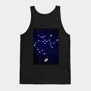 Sagittarius Constellation Tank Top